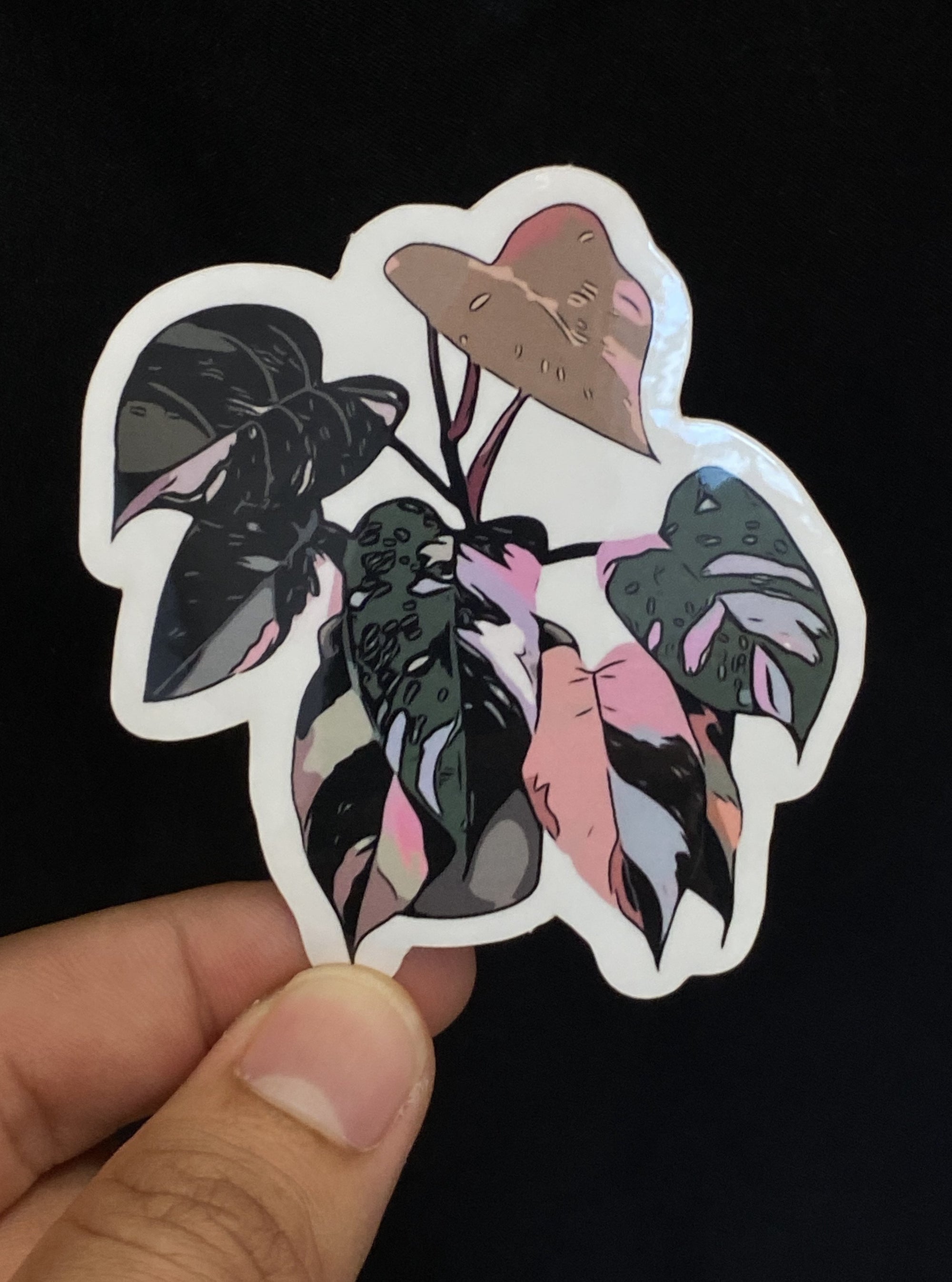 Plant Stickers - Monstera Stickers - Anthurium Stickers - Water Resistant  Durable Vinyl Glossy Plant Stickers - Plant Lover Gift